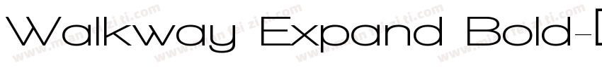Walkway Expand Bold字体转换